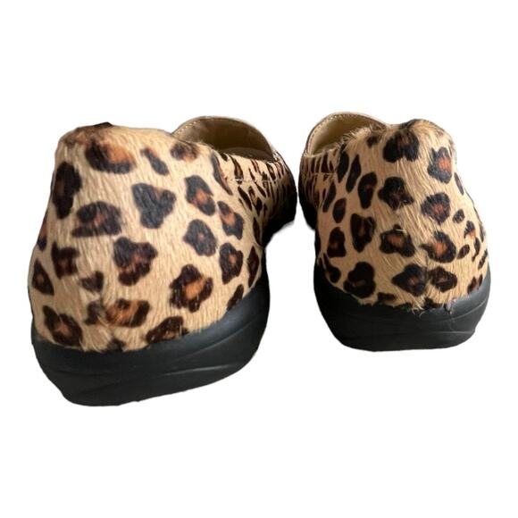Easy Spirit Calf Fur Leopard Print Loafer Size 6.5 - Picture 6 of 8